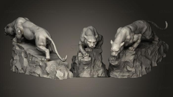 Статуэтки львы тигры сфинксы FIU Panther Statue